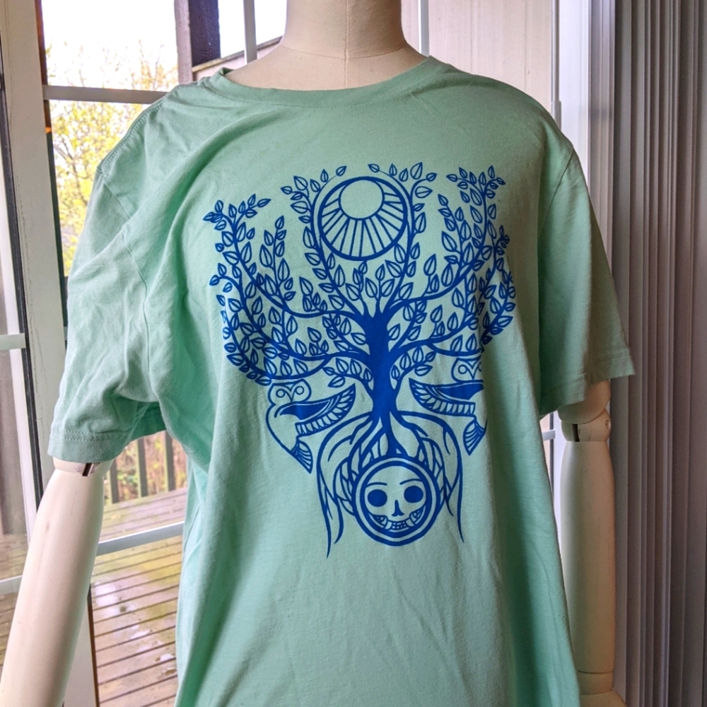 Dancing Heron Artist Graphic Tee Owl